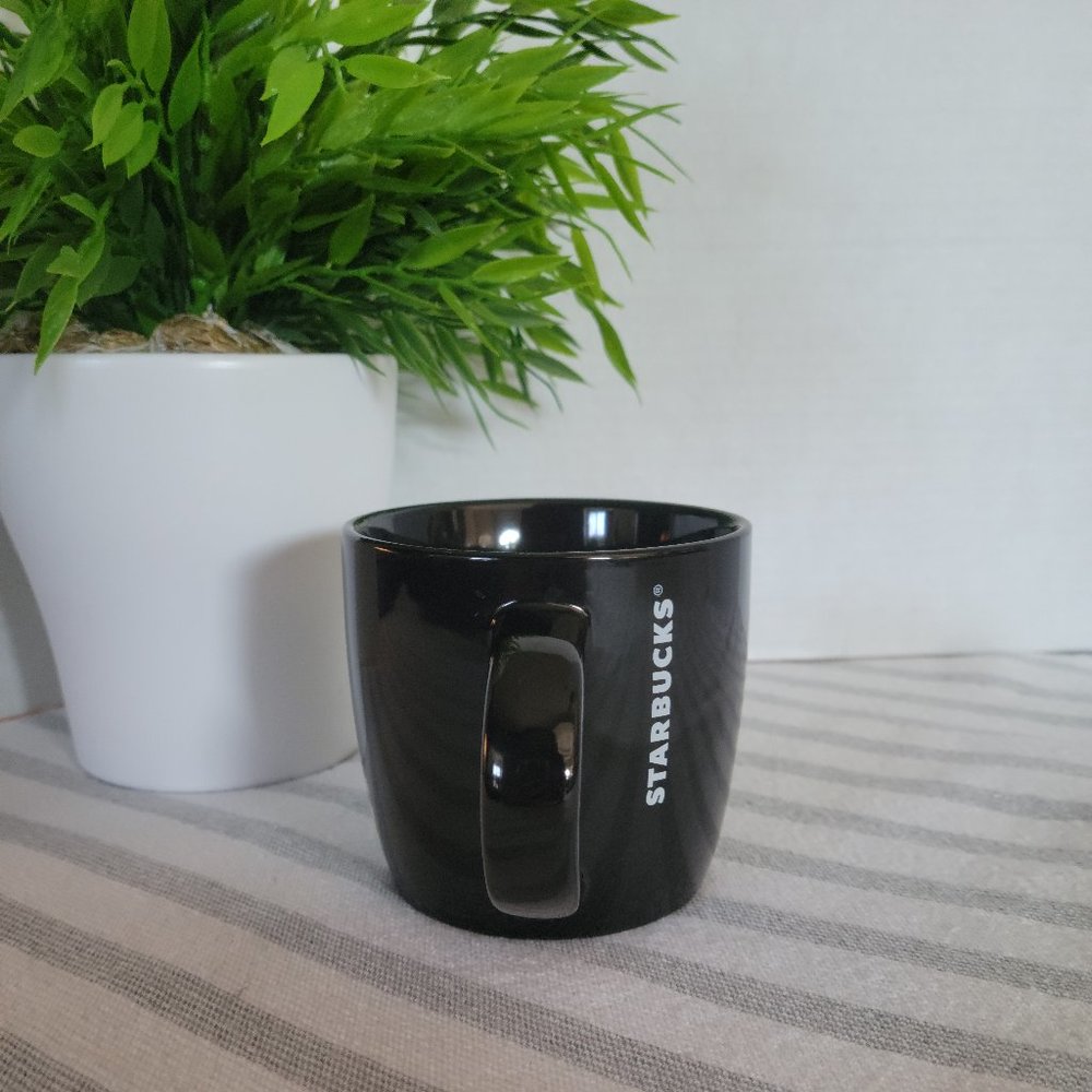 Starbucks Black And Green Mermaid Logo Mug - Picture 3 of 9